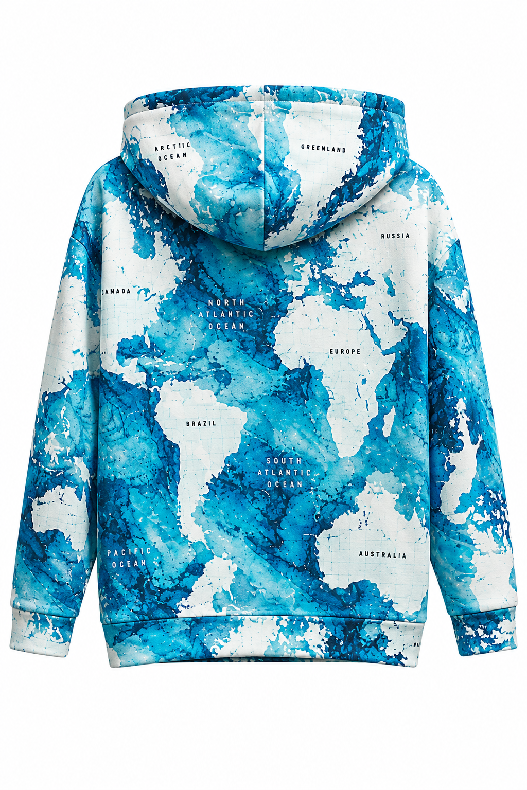 Bluza kangurka z kapturem chłopięca niebieska MiMi 6894-29526