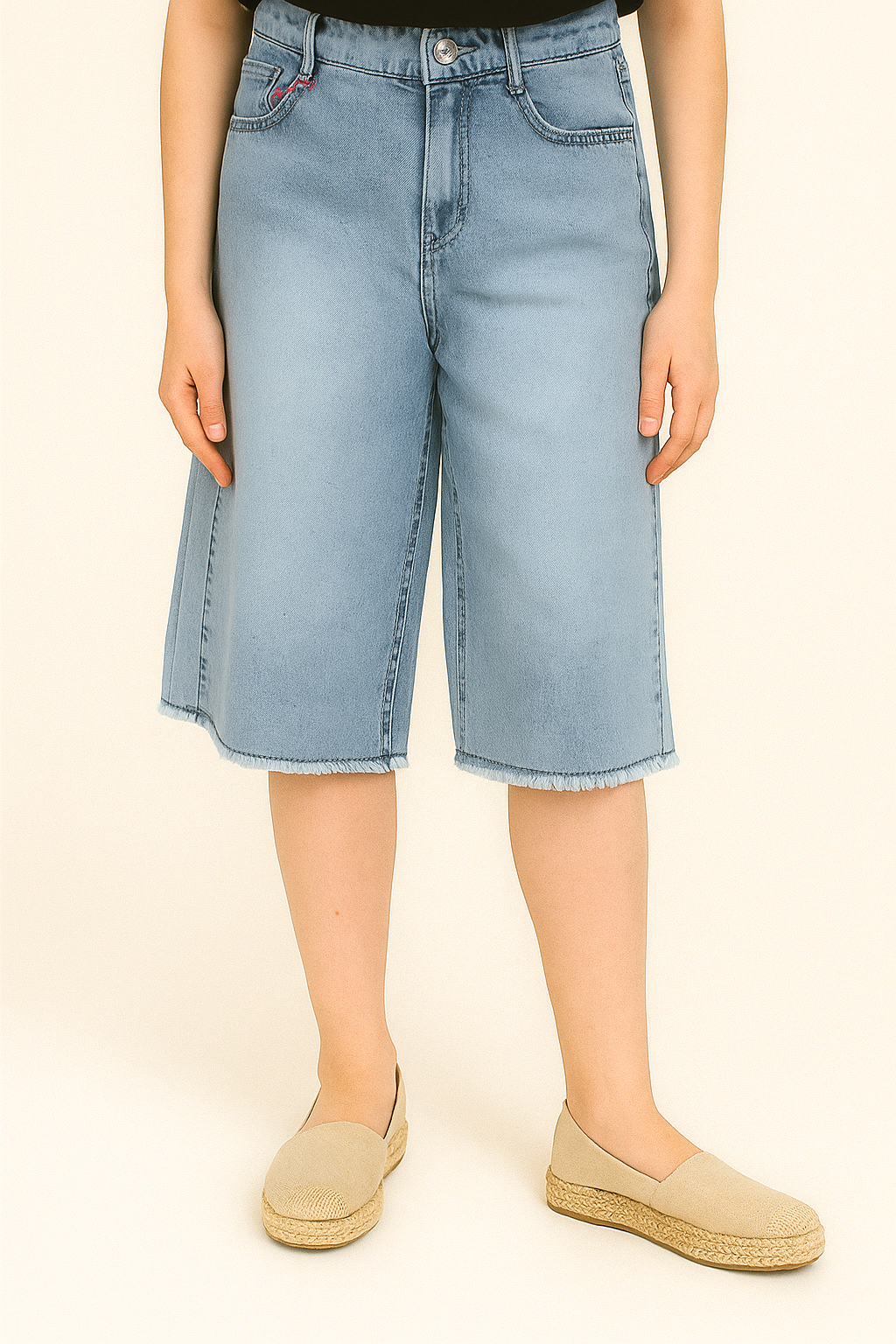 Szwedy Mädchen Jeans Cocuk Shorts 7849-12625