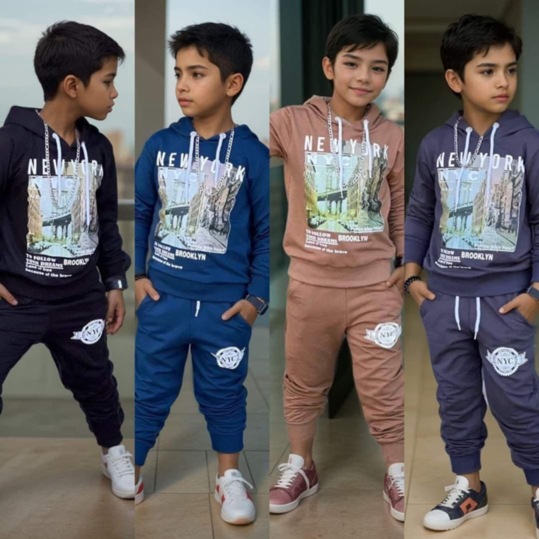 New York Trainingsanzug für Jungen braun Surprise 60145-251124-4