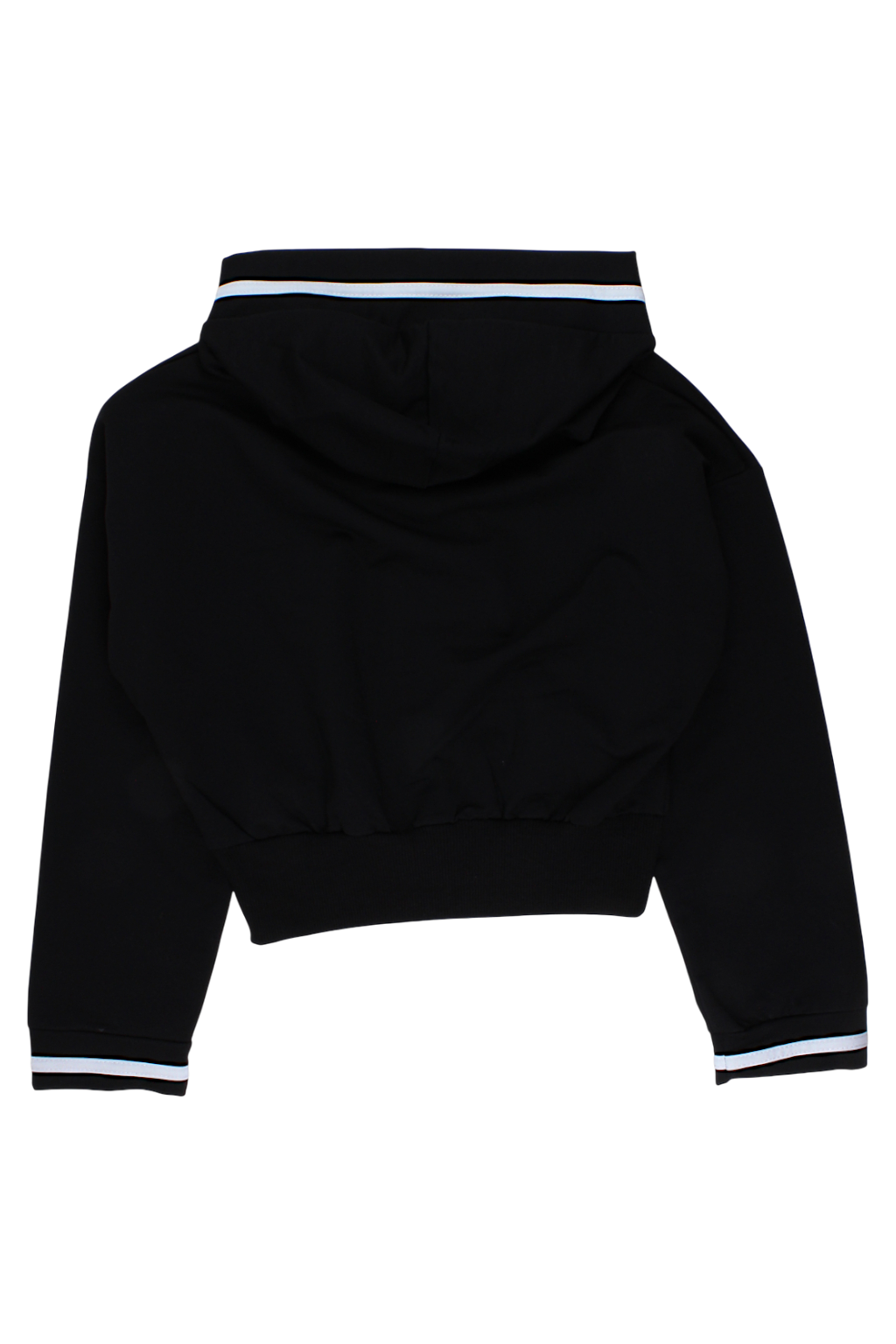 Mädchen-Sweatshirt mit Reißverschluss, schwarz, Bermini 8076-28825
