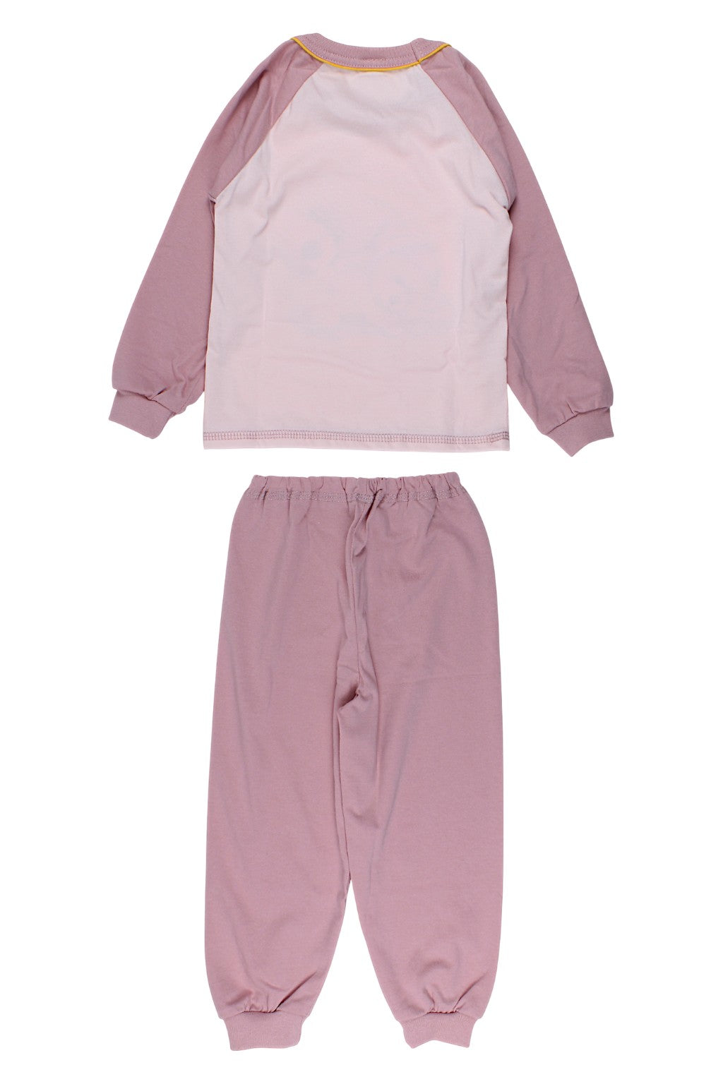 Schlafender Teddybär-Pyjama für Mädchen, Altrosa, Sukces 8081-221025-5