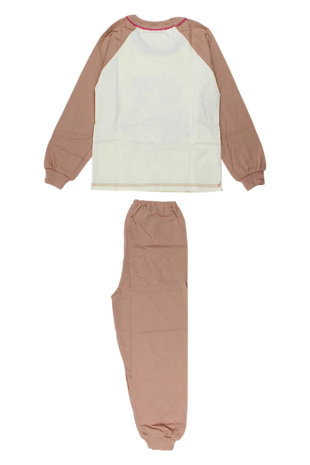 Beiger Mädchenpyjama Sukces 8086-221025-1