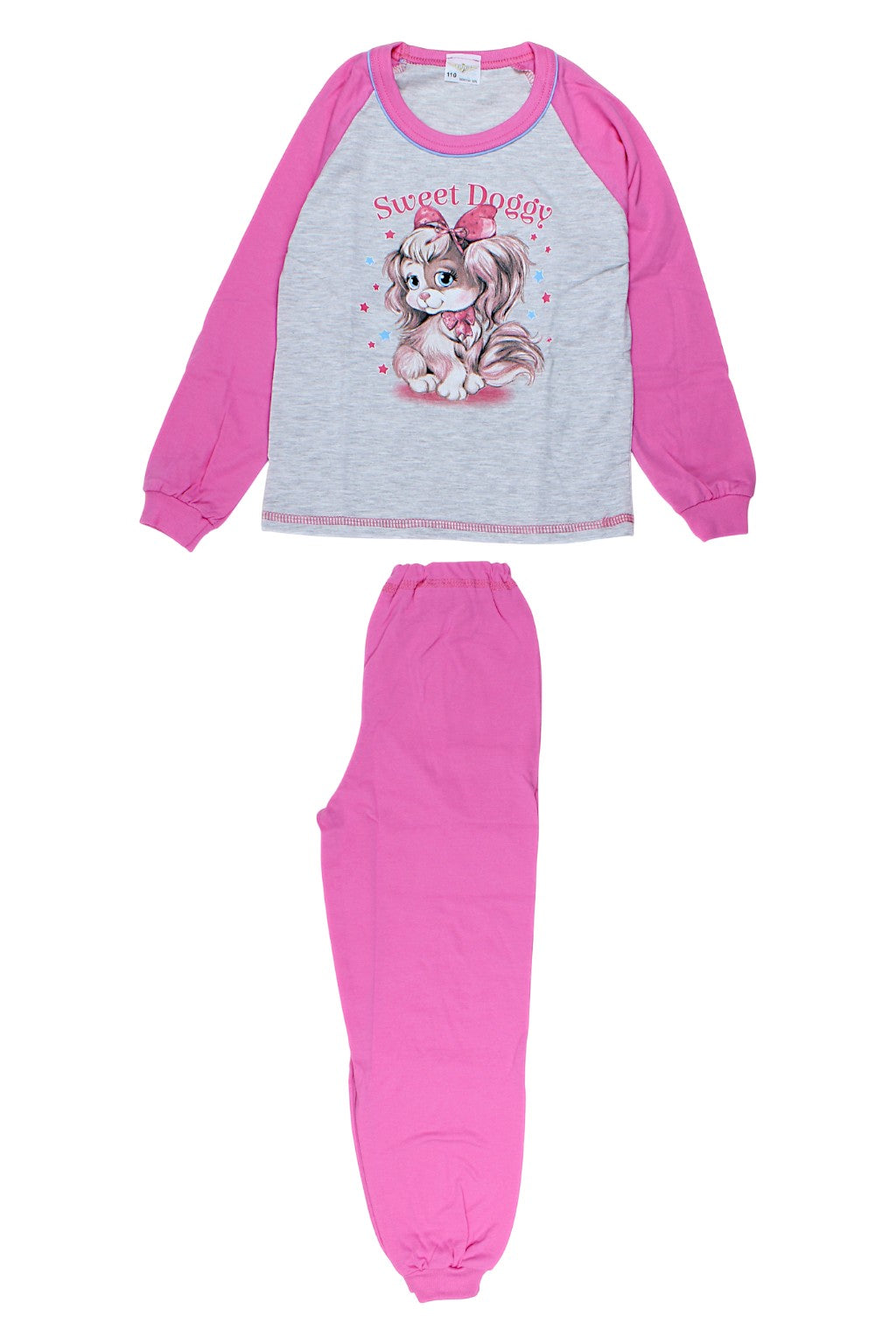 Mädchen-Pyjama mit rosa Hund, Sukces 8090-221025