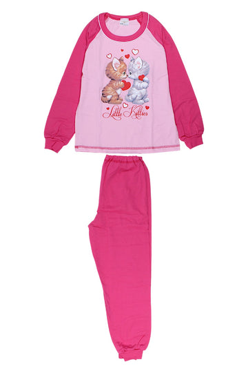 Mädchenpyjama in Fuchsia, Sukces 8092-221025