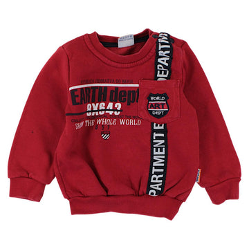 Rotes Sweatshirt für Jungen, gebraucht, Yavrucak 80
