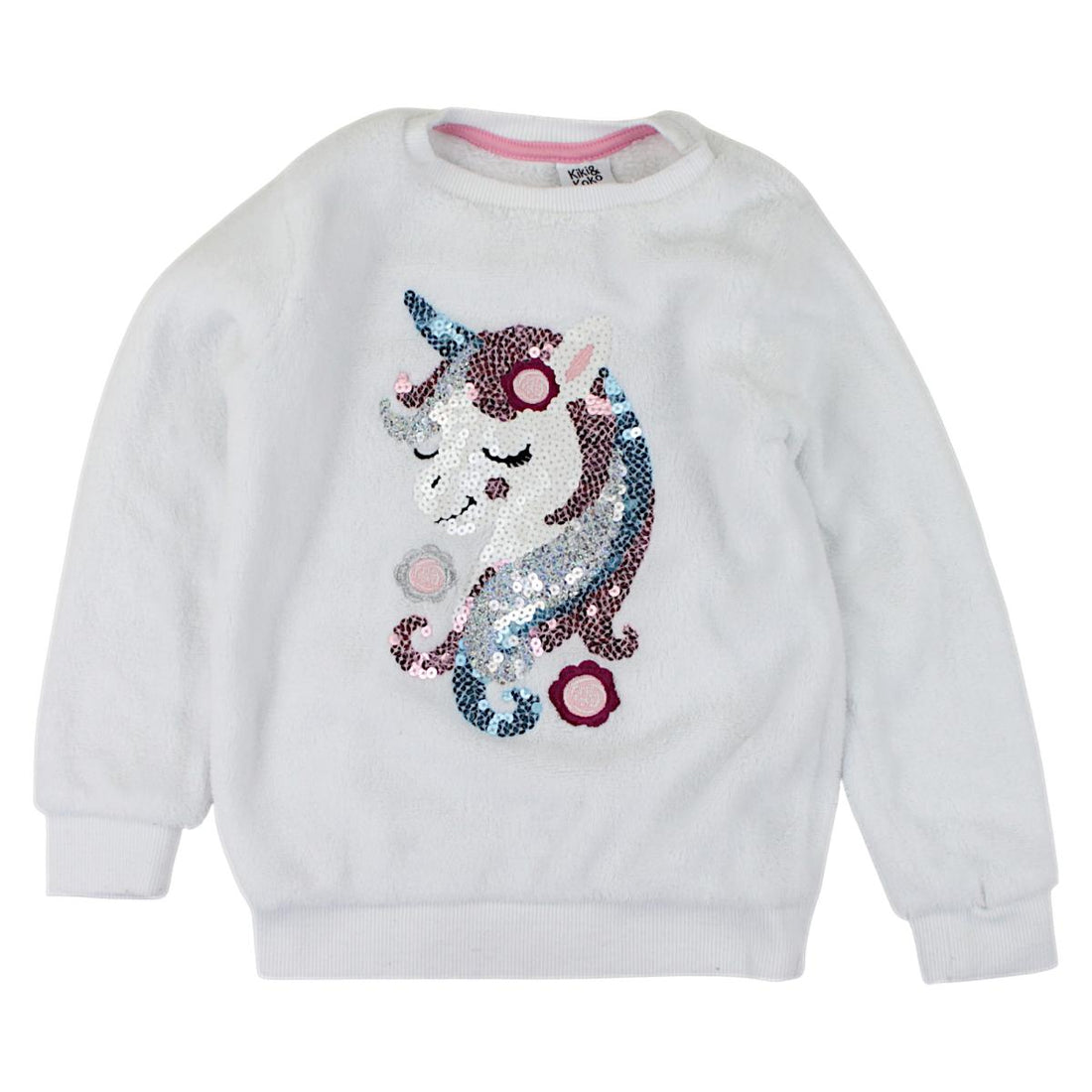 Weißes Sweatshirt für Mädchen, gebraucht Kiki&amp;Koko 81A