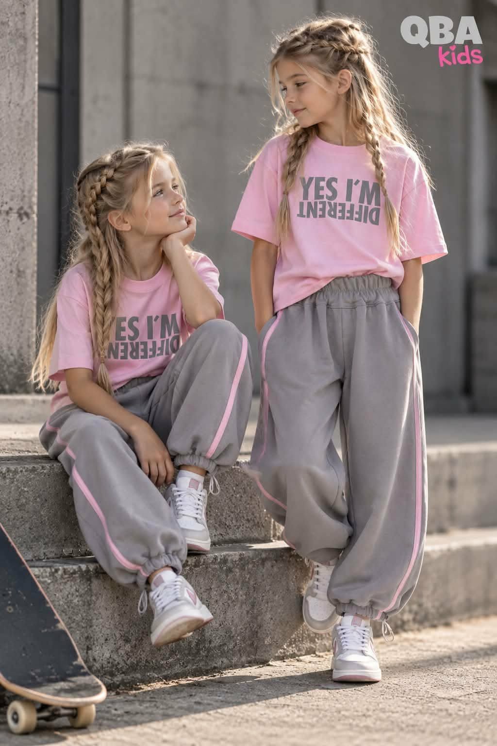 T-shirt YES różowy QbaKids 9115-18926-40