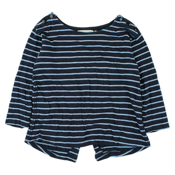 Marineblaue Bluse für Mädchen, gebraucht H&amp;M 91