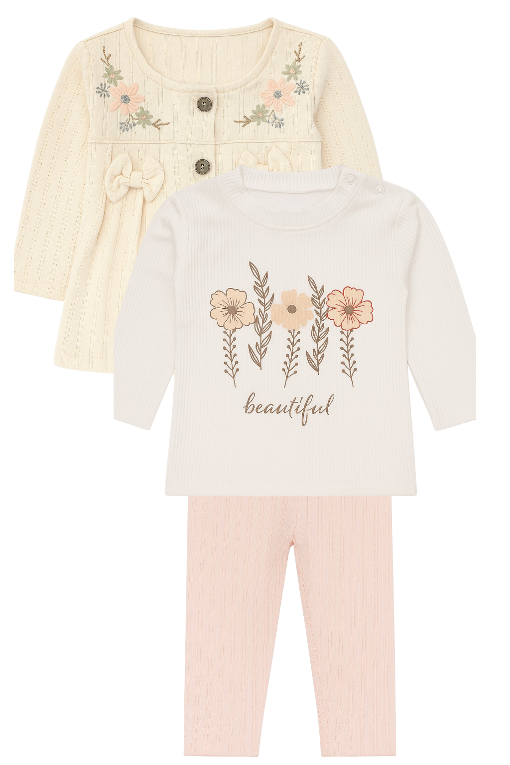 Rosa Murat Baby Stickset für Mädchen 9526-5625