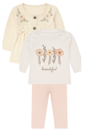 Rosa Murat Baby Stickset für Mädchen 9526-5625