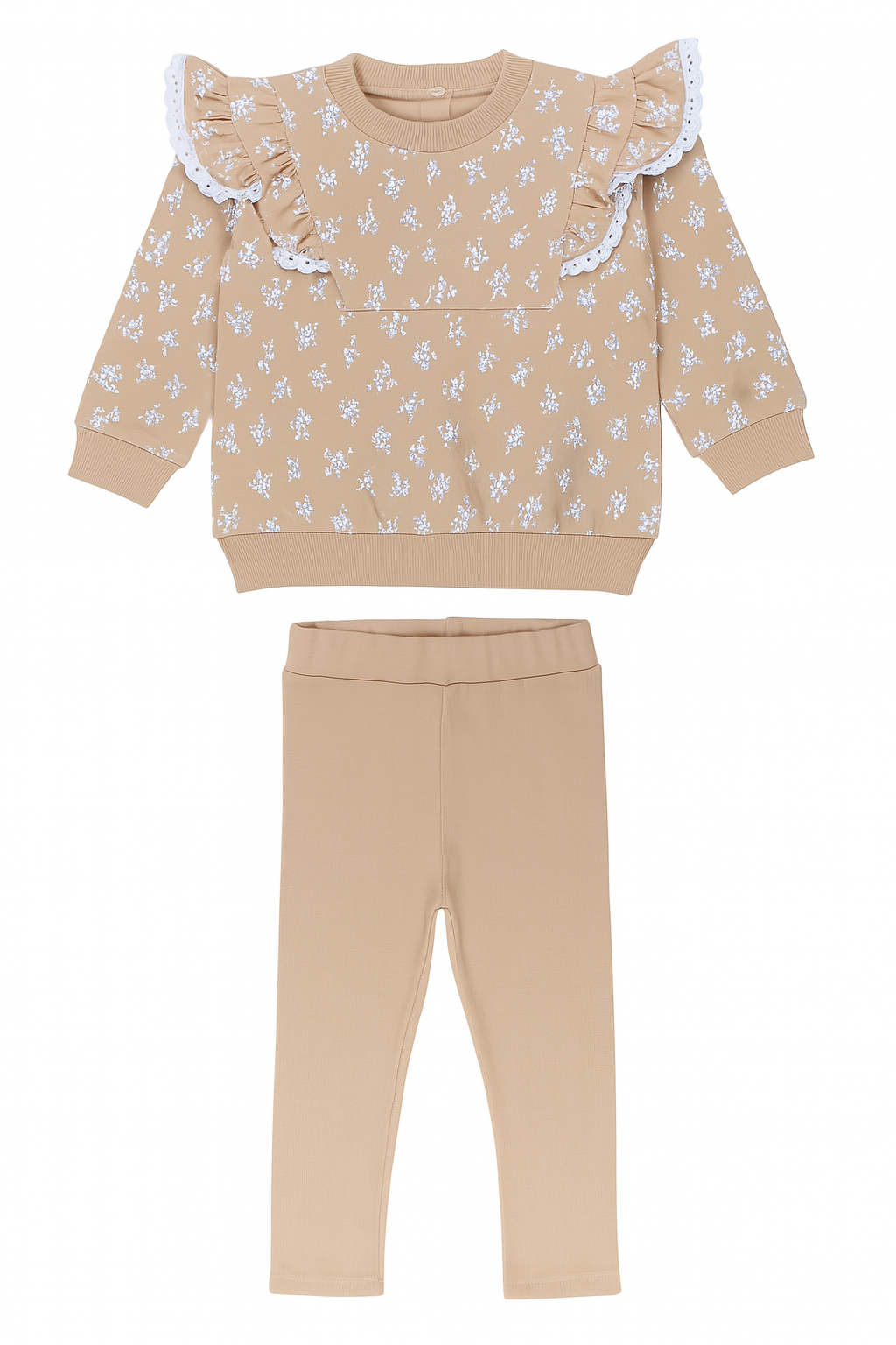 Mädchen-Set Rüschen beige Murat Baby 9751-16725