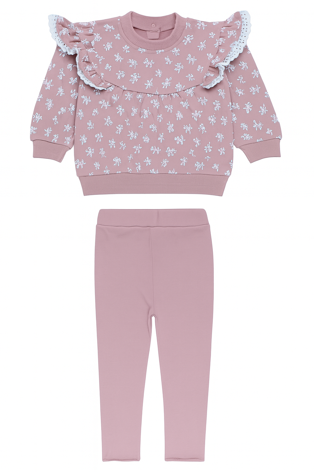 Rosa Rüschenset für Mädchen Murat Baby 9751-16725