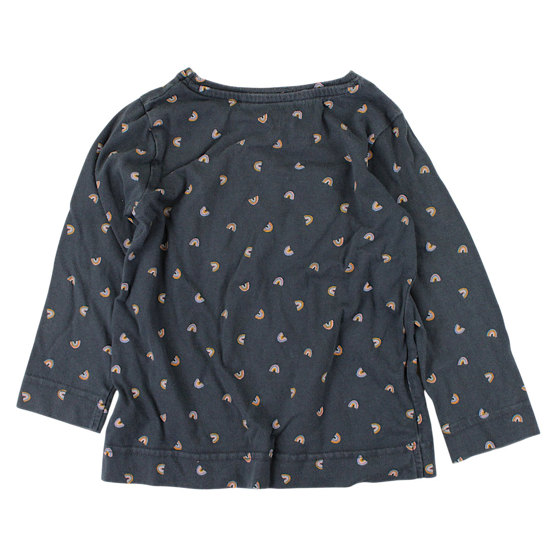Langarm-Regenbogenbluse für Mädchen, gebraucht Topolino Code 139