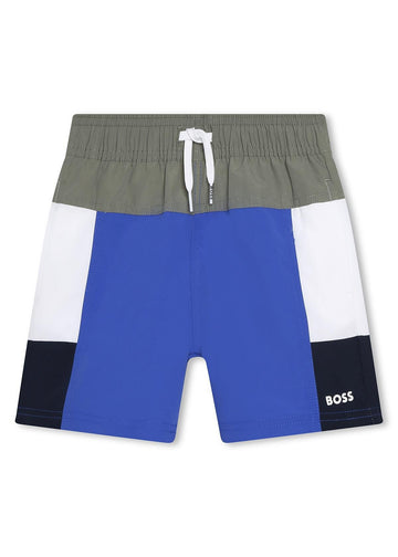BOSS J24851-79B Szorty kąpielowe chłopiec kolor szafir -  - #tag1# - #tag2# - #tag3# - #tag4#