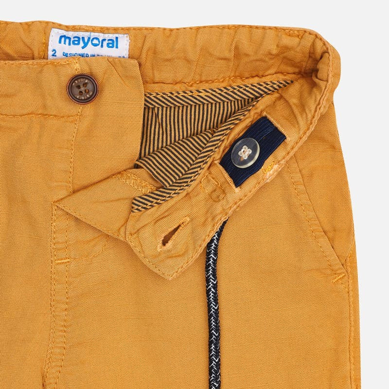 Bermudy lniane chłopięce Mayoral 3248-58 Pomarańczowy -  - #tag1# - #tag2# - #tag3# - #tag4#