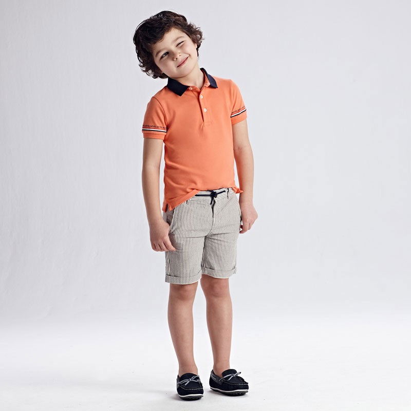 Bermudy w paski chłopięce Mayoral 3229-76 Granatowy -  - #tag1# - #tag2# - #tag3# - #tag4#