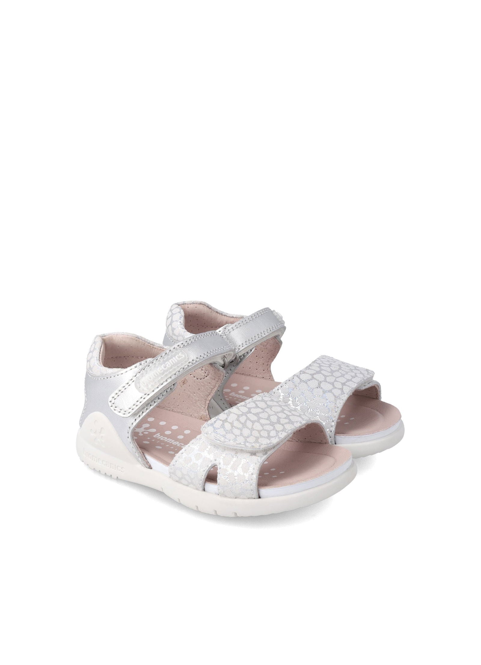 Biomecanics Sandały dziewczęce 222211-B kolor srebrny -  - #tag1# - #tag2# - #tag3# - #tag4#