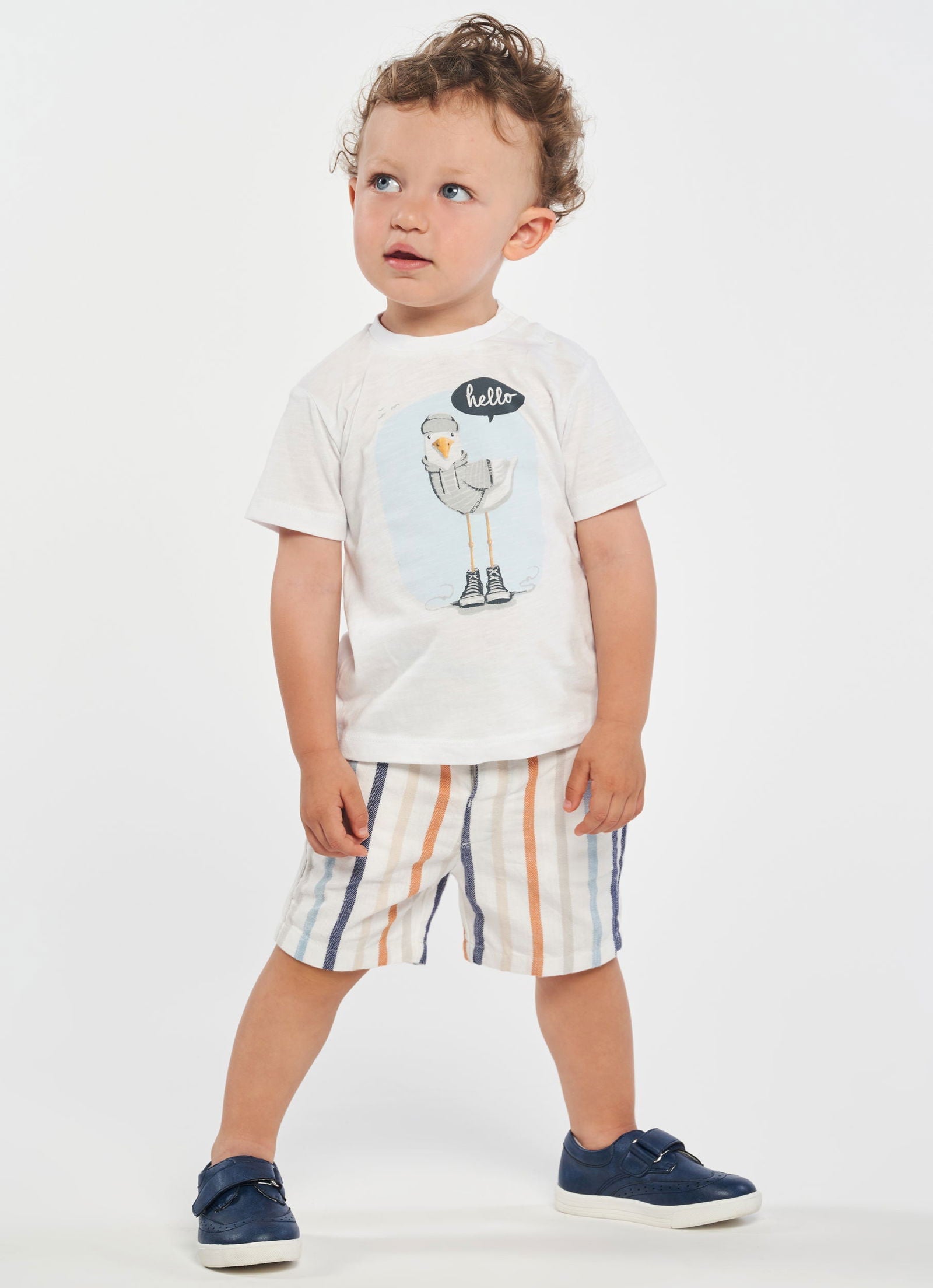 Birba&Trybeyound 61036-00-96Z Szorty w paski kolor krem -  - #tag1# - #tag2# - #tag3# - #tag4#