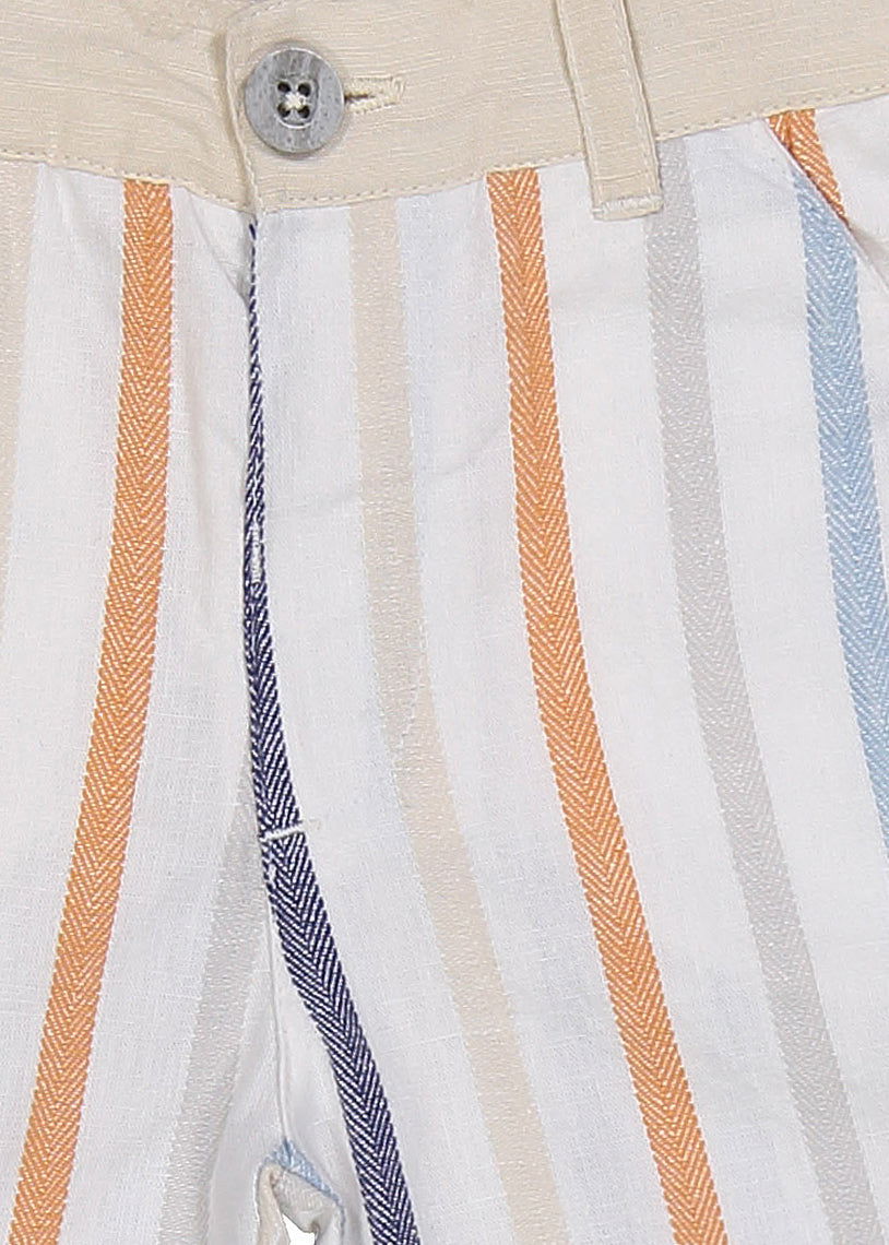 Birba&Trybeyound 61036-00-96Z Szorty w paski kolor krem -  - #tag1# - #tag2# - #tag3# - #tag4#