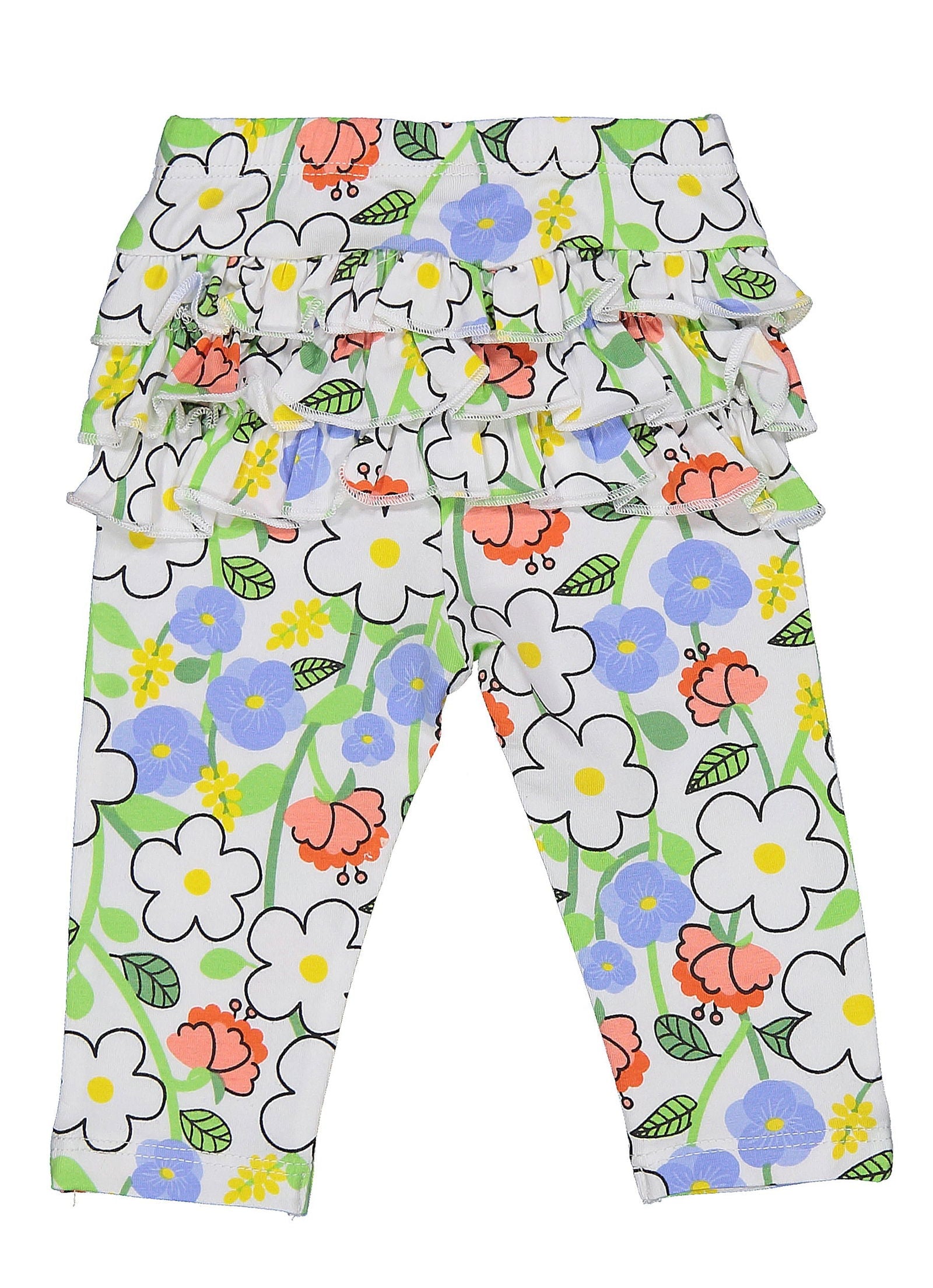 Birba&Trybeyound 62013-00-93Z Legginsy w kwiaty kolor biały -  - #tag1# - #tag2# - #tag3# - #tag4#