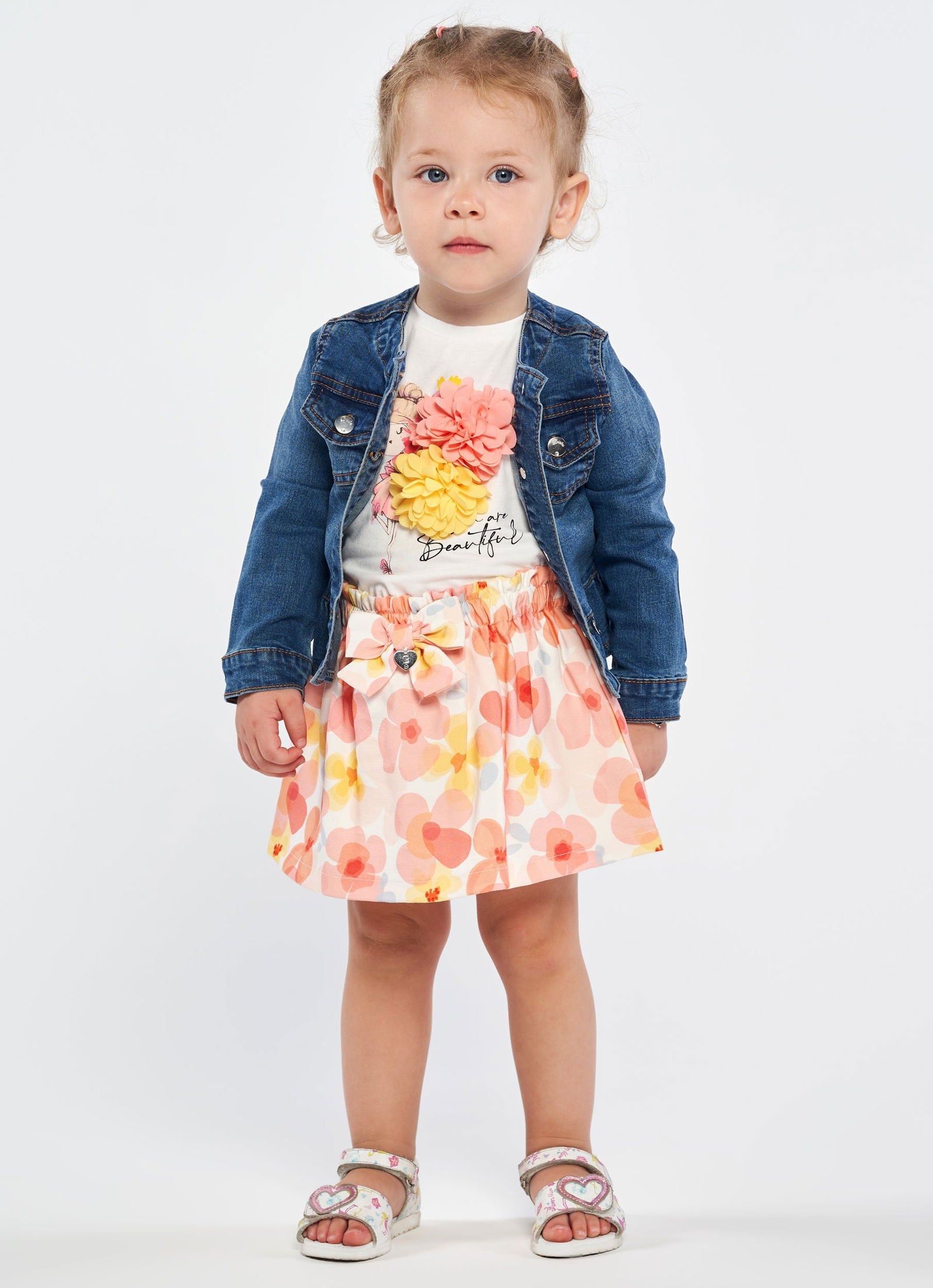 Birba&Trybeyound 65005-00-95Z Spódnica w kwiaty kolor pomarańcz -  - #tag1# - #tag2# - #tag3# - #tag4#