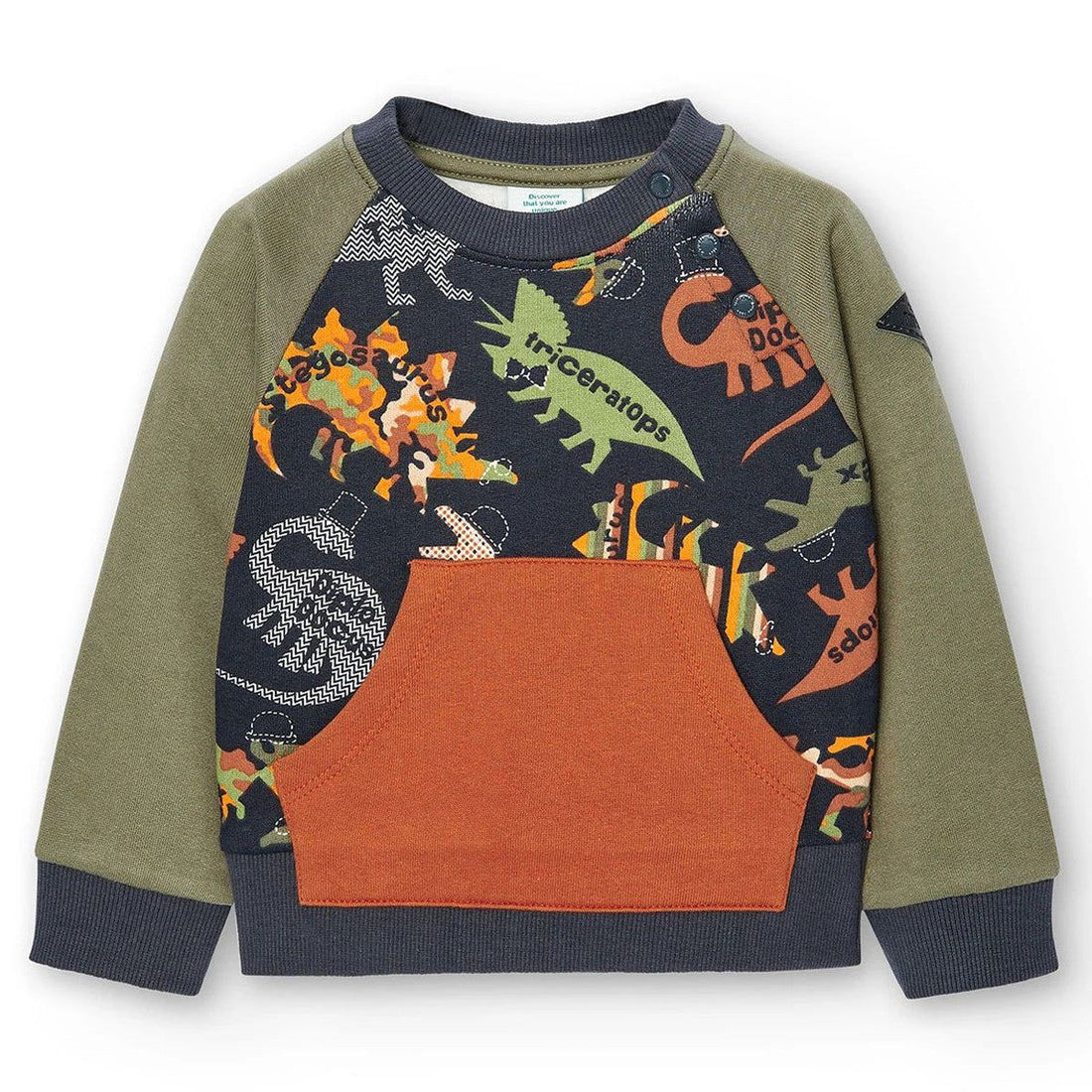 Bluza Boboli 337014-9270 kolor oliwka -  - #tag1# - #tag2# - #tag3# - #tag4#