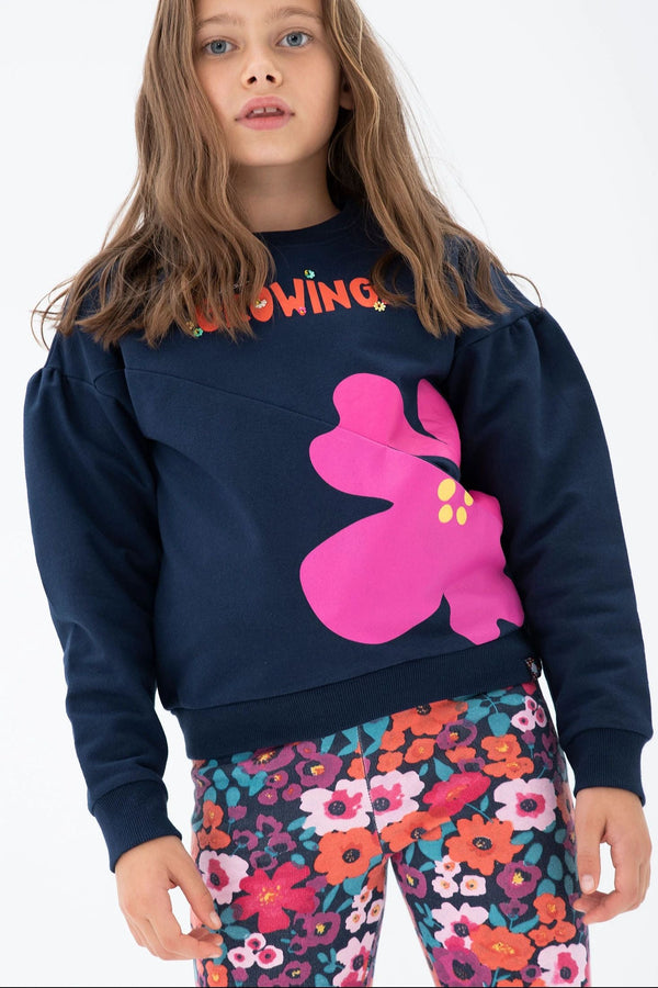 Boboli Sweatshirt 427238-2440 marineblau