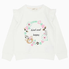 Happy Mädchen Sweatshirt Creme Breeze 19228-10924 GKMOD
