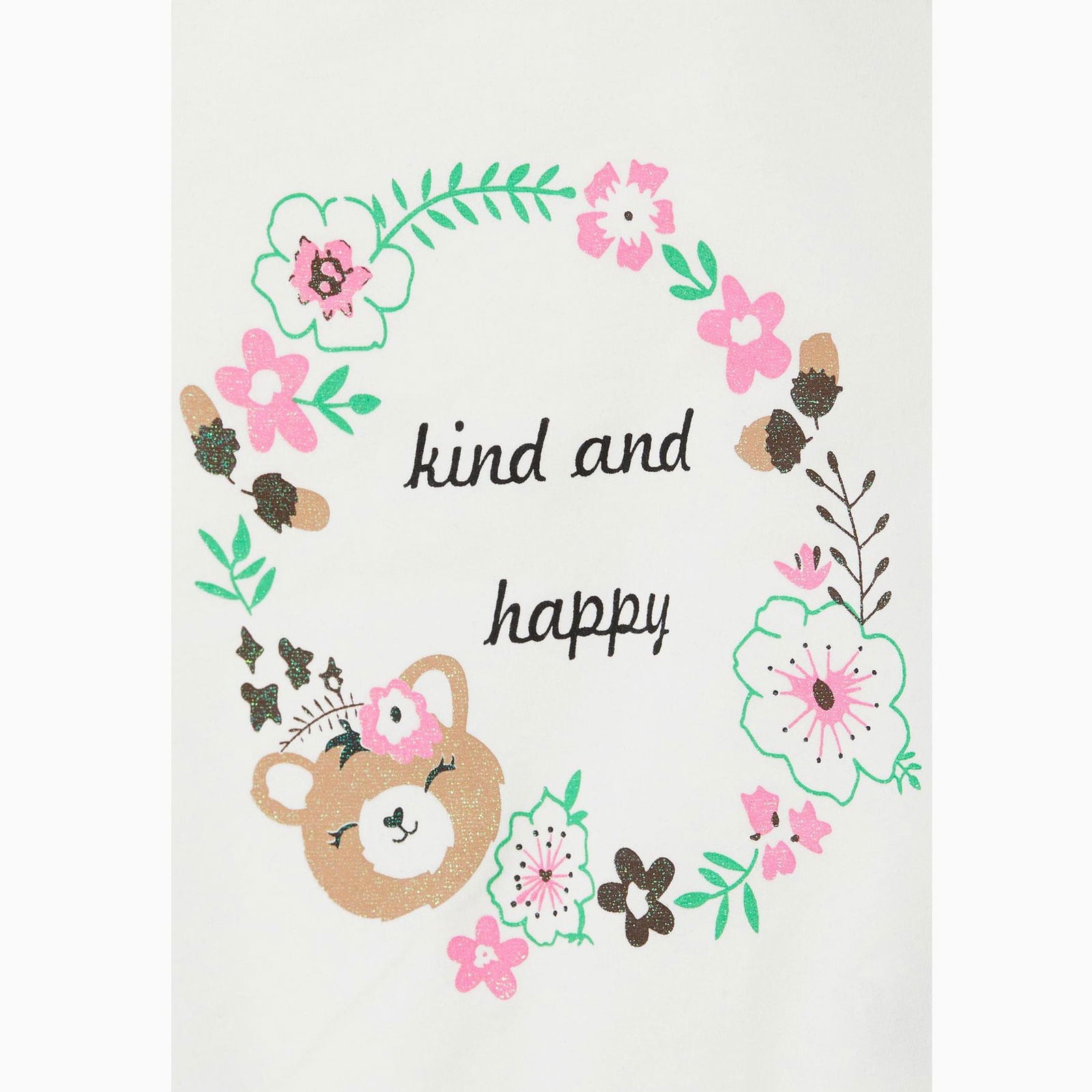 Bluza Happy dziewczęca krem Breeze 19228-10924 GKMOD -  - #tag1# - #tag2# - #tag3# - #tag4#