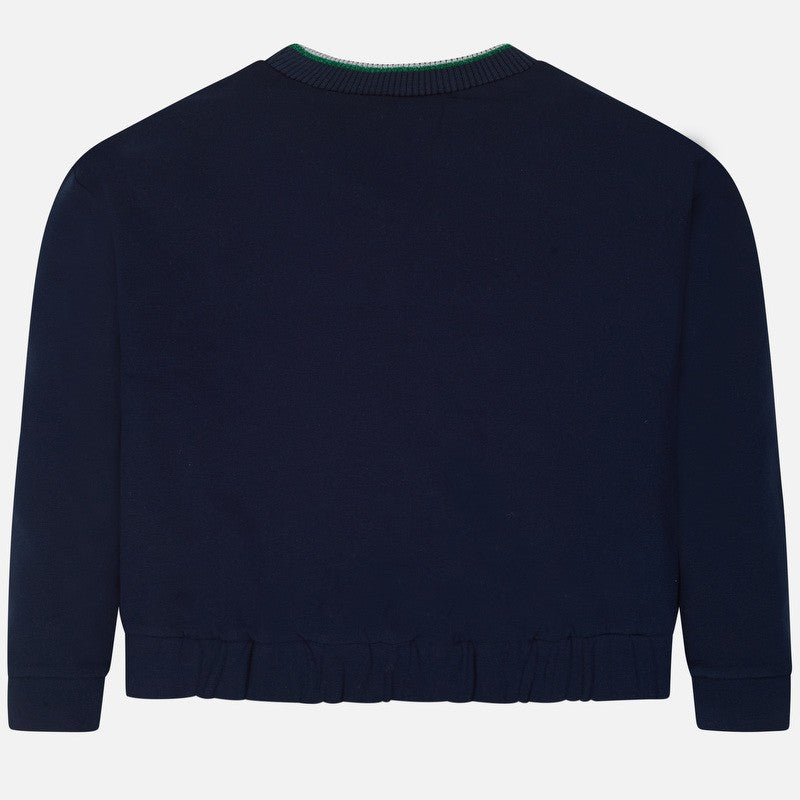 Bluza bawełniana z napisem dziewczęca Mayoral 7404-16 -  - #tag1# - #tag2# - #tag3# - #tag4#