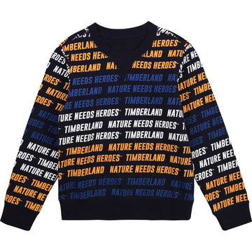 Bluza chłopięca TIMBERLAND T25S29-85T kolor granat -  - #tag1# - #tag2# - #tag3# - #tag4#