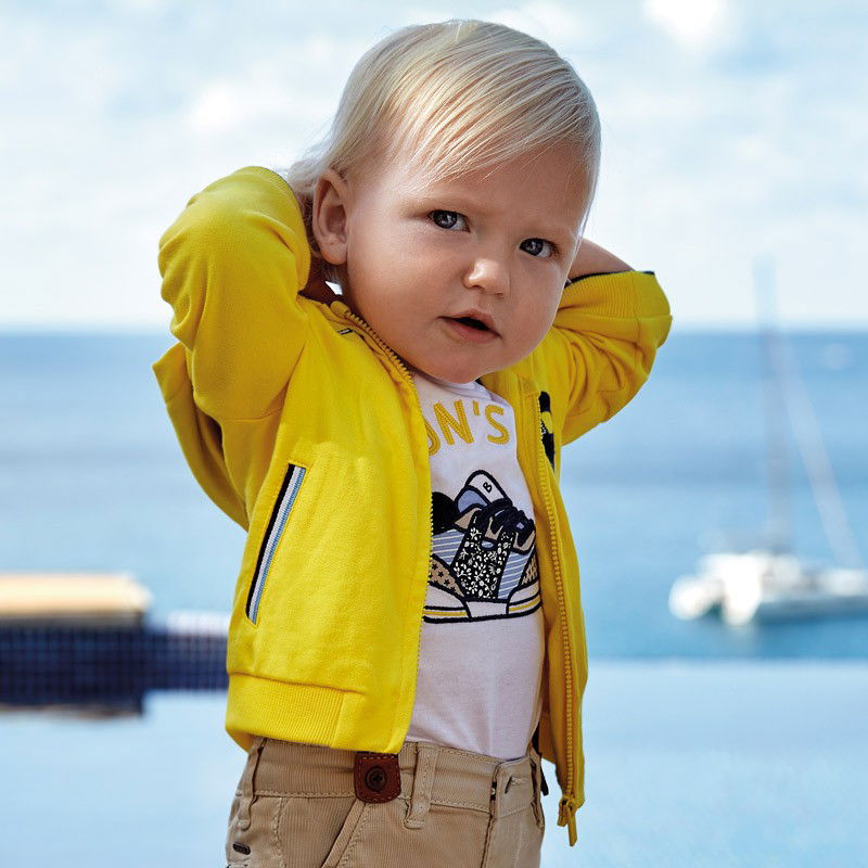 Bluza z kapturem chłopiec Mayoral 1460-44 Żółty -  - #tag1# - #tag2# - #tag3# - #tag4#