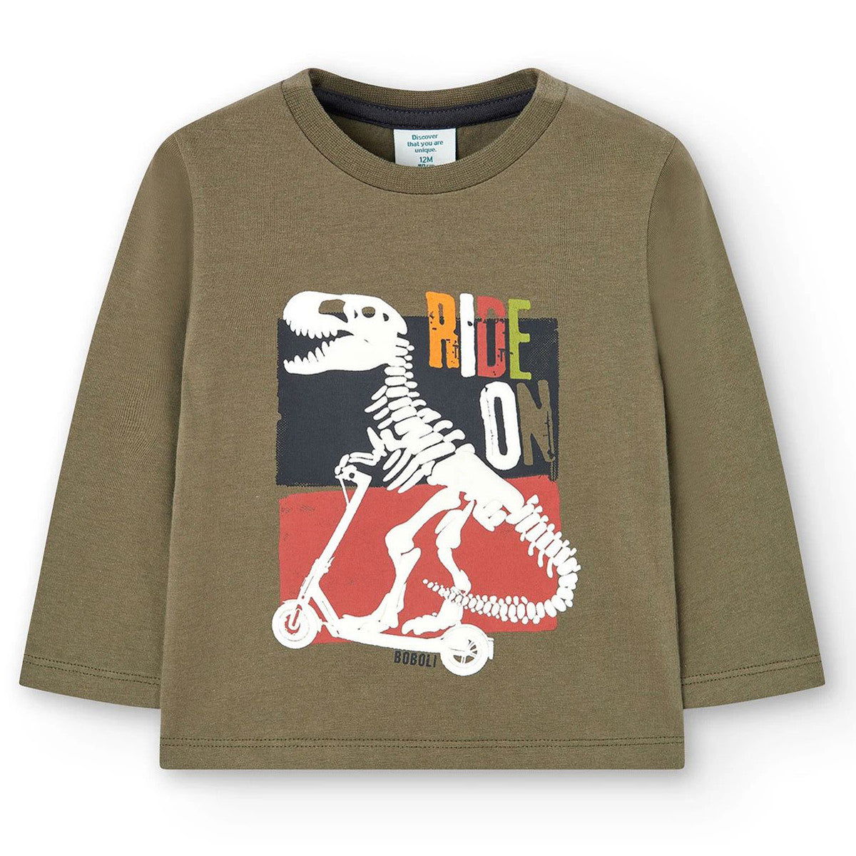 Bluzka Boboli 337069-4647 kolor khaki -  - #tag1# - #tag2# - #tag3# - #tag4#