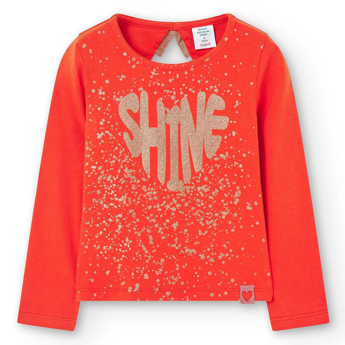 Bluzka Boboli 447083-7411 kolor cegła -  - #tag1# - #tag2# - #tag3# - #tag4#