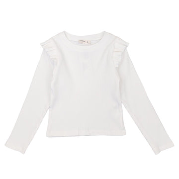 Bluzka Prążek dziewczynka krem 19161-11223  GKMOD -  - #tag1# - #tag2# - #tag3# - #tag4#