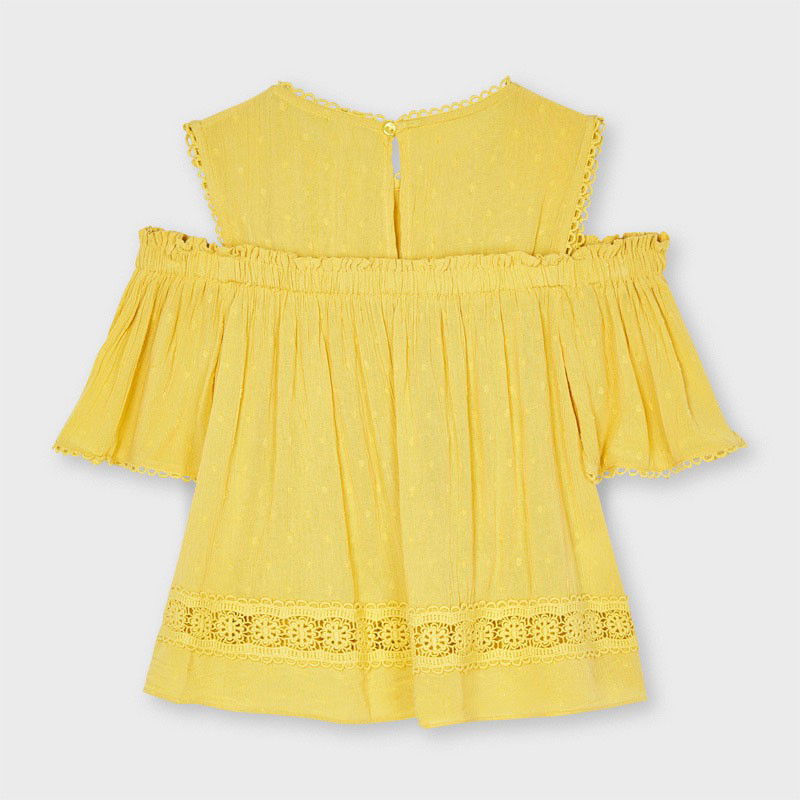 Bluzka luźna plumetti dziewczęca Mayoral 6187-86 Musztarda -  - #tag1# - #tag2# - #tag3# - #tag4#