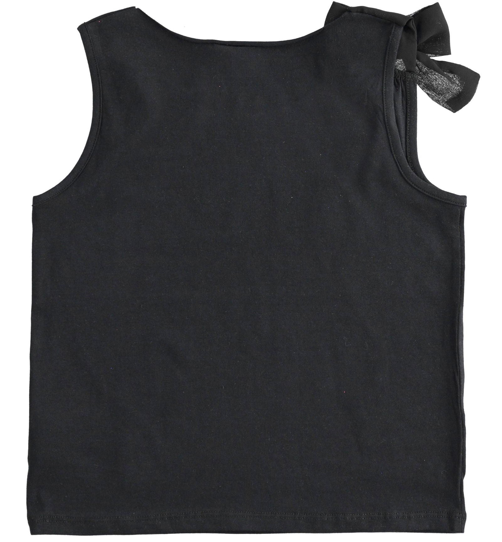 Bluzka na ramiączkach dziewczęca iDO J863-0658 kolor czarny -  - #tag1# - #tag2# - #tag3# - #tag4#