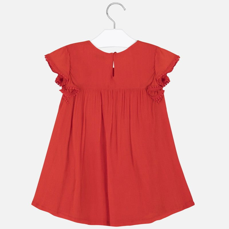 Bluzka szyfonowa dziewczęca Mayoral 6163-38 Pomarańczowy -  - #tag1# - #tag2# - #tag3# - #tag4#