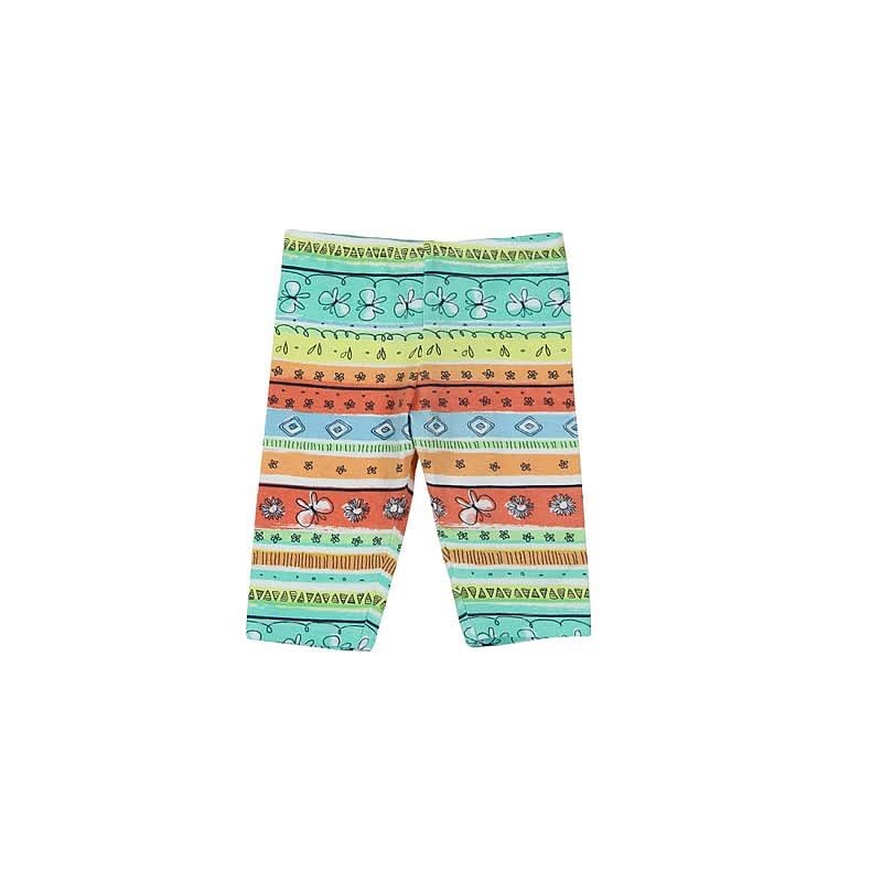 Boboli 215075-9792 Getry dla dziewczynki 3/4 we wzorki kolor zielony/pomarańcz -  - #tag1# - #tag2# - #tag3# - #tag4#