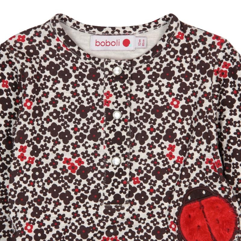 Boboli 216076-9905 sukienka dla dziewczynki kolor czerwony -  - #tag1# - #tag2# - #tag3# - #tag4#