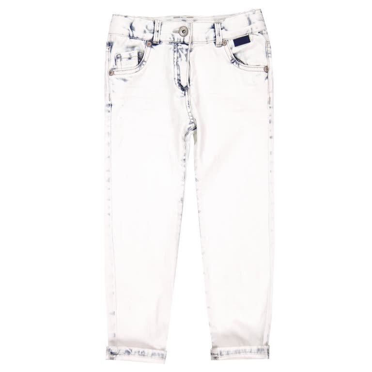 Boboli 403197-BLEACH Spodnie kolor BIAŁY -  - #tag1# - #tag2# - #tag3# - #tag4#