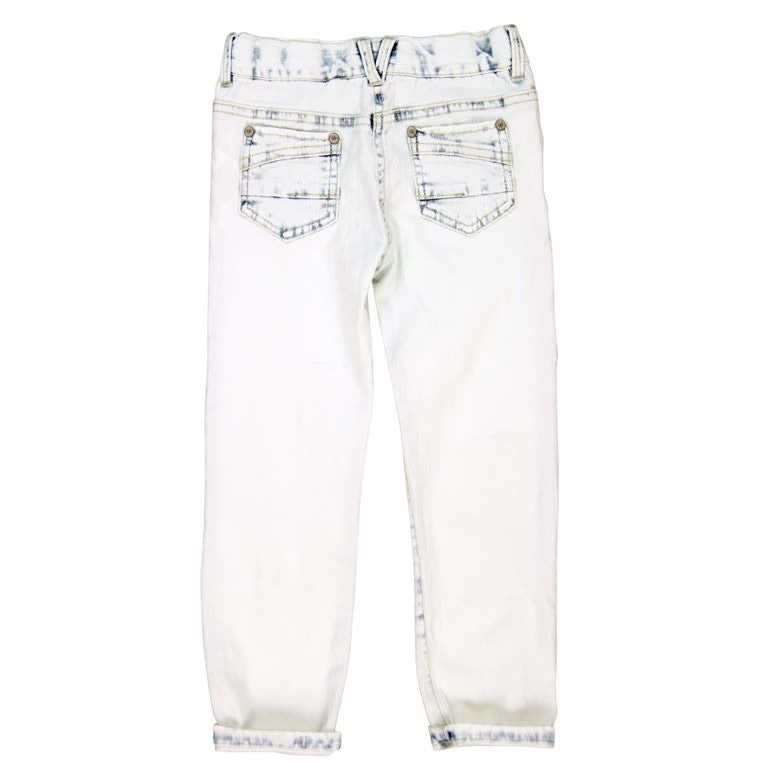 Boboli 403197-BLEACH Spodnie kolor BIAŁY -  - #tag1# - #tag2# - #tag3# - #tag4#