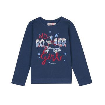 Boboli 406101-2416 koszulka dla dziewczynki kolor granat -  - #tag1# - #tag2# - #tag3# - #tag4#