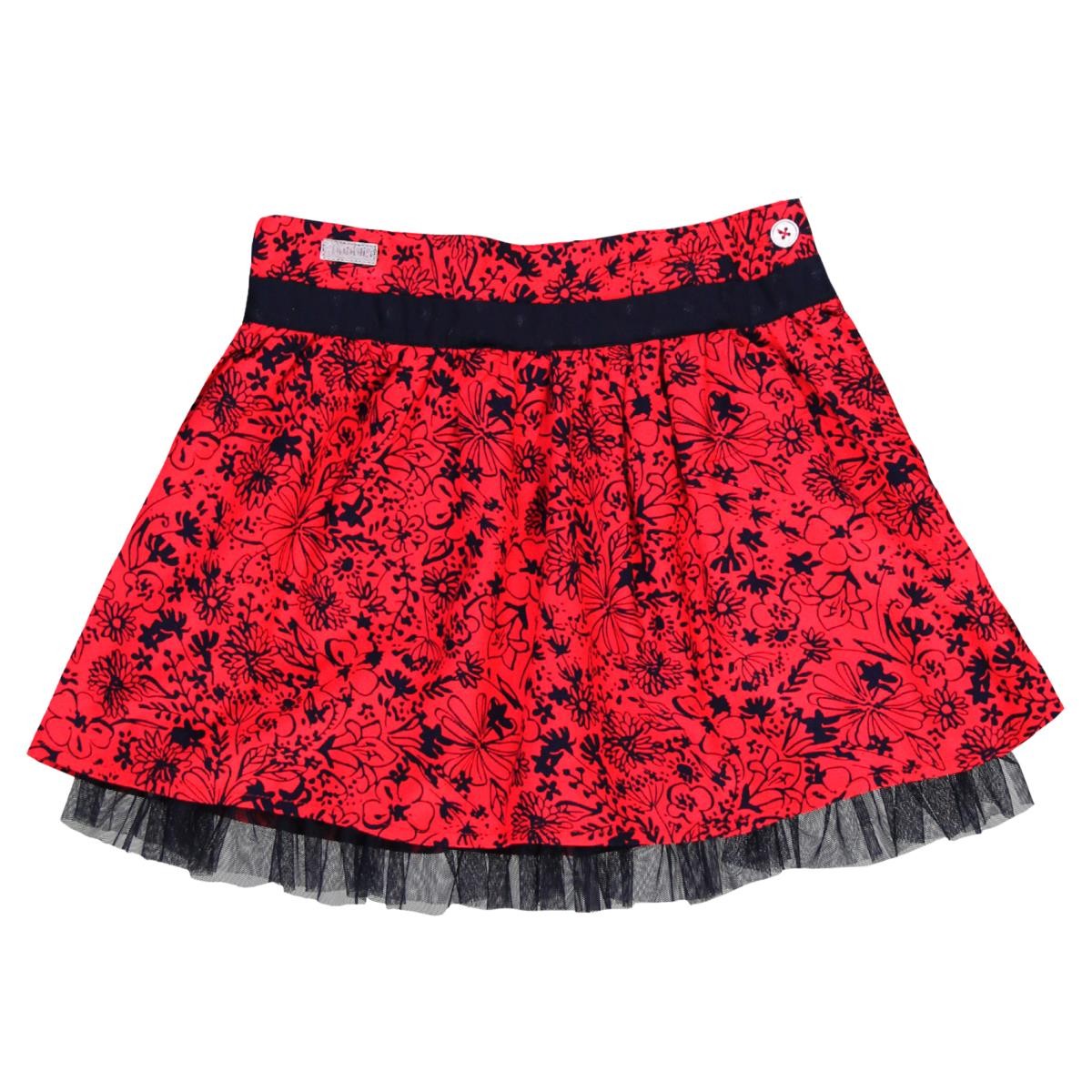 Boboli 434012_9583 spódnica kolor czerwony -  - #tag1# - #tag2# - #tag3# - #tag4#