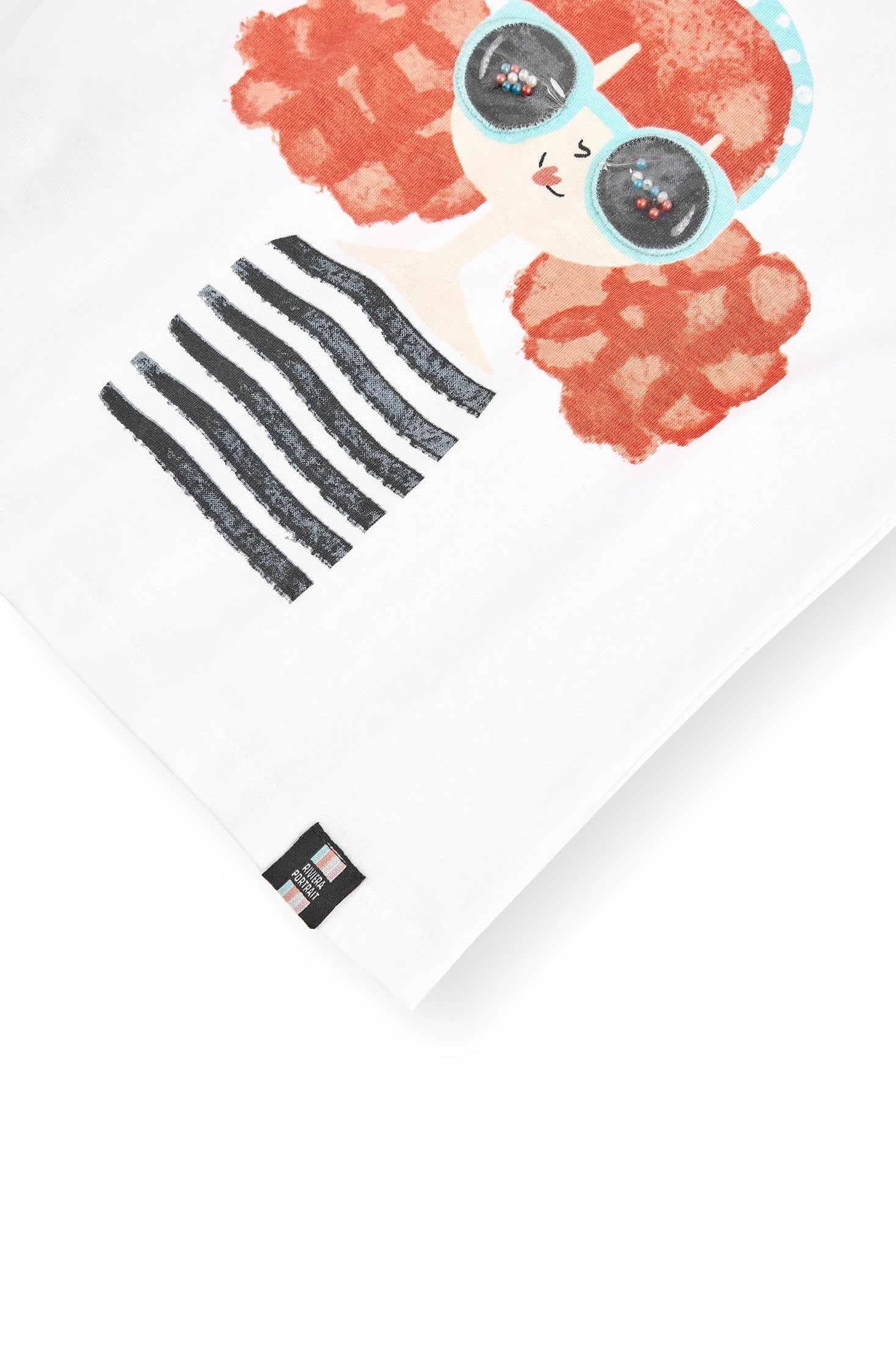 Boboli 446059-1100 Bluzka dziewczynka kolor biały -  - #tag1# - #tag2# - #tag3# - #tag4#