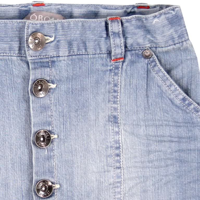 Boboli 453103-BLEACH Spódnica kolor jasny niebieski -  - #tag1# - #tag2# - #tag3# - #tag4#