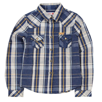 Boboli 454159_9561 koszula krata kolor granat -  - #tag1# - #tag2# - #tag3# - #tag4#