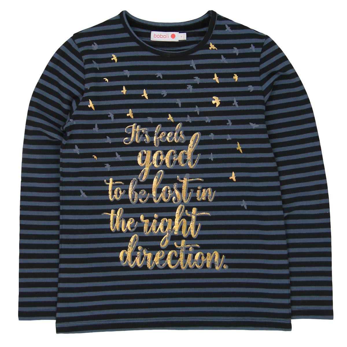 Boboli 474140_9527 bluzka kolor niebieski -  - #tag1# - #tag2# - #tag3# - #tag4#