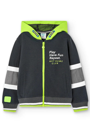 Boboli 506135-8116 Bluza chłopiec kolor antracyt -  - #tag1# - #tag2# - #tag3# - #tag4#