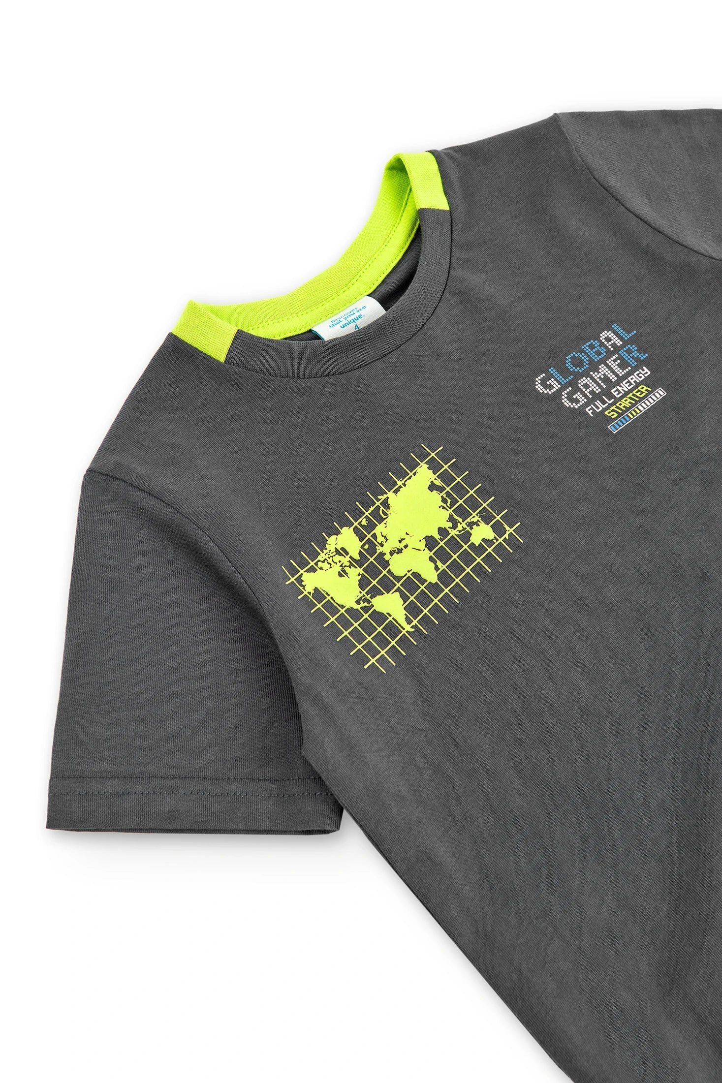 Boboli 506179-8116 T-shirt chłopiec kolor antracyt -  - #tag1# - #tag2# - #tag3# - #tag4#